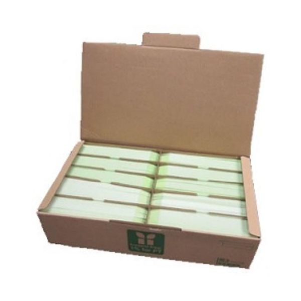 寿堂 カラー上質長３封筒９０ｇ若草〒枠テープ付 10552 1箱（直送品）