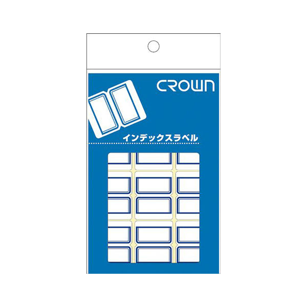 クラウングループ クラウンアドインデックス青枠 CR-ID1-BL 30パック（直送品）