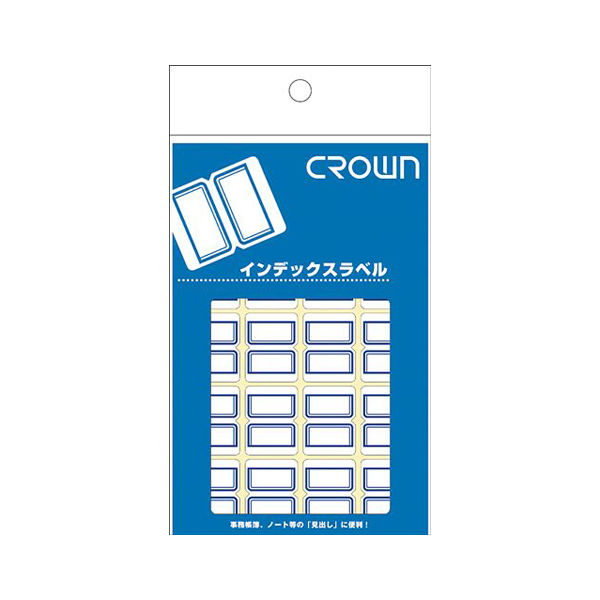 クラウングループ クラウンアドインデックス青枠 CR-ID3-BL 30パック（直送品）