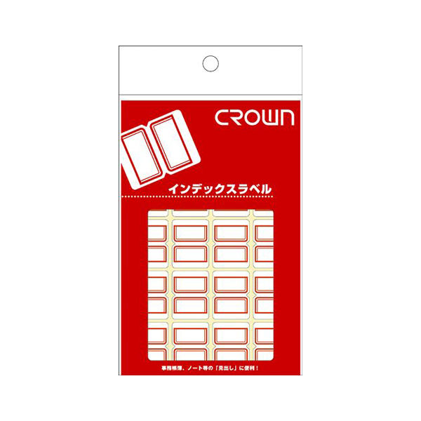 クラウングループ クラウンアドインデックス赤枠 CR-ID3-R 30パック（直送品）