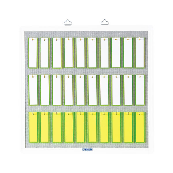クラウングループ 名札掛　３０名用 CR-NF3K 1枚（直送品）