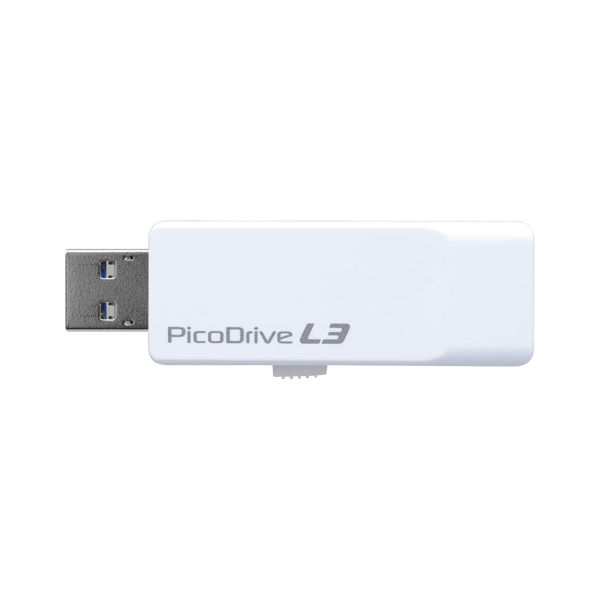 グリーンハウス ＵＳＢ３．０メモリー　ピコドライブ６４Ｇ GH-UF3LA64G-WH(371) 1個（直送品）