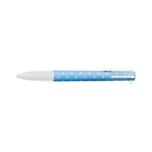 三菱鉛筆 スタイルフィット５色ホルダードットブルー UE5H258D.33 15本（直送品）