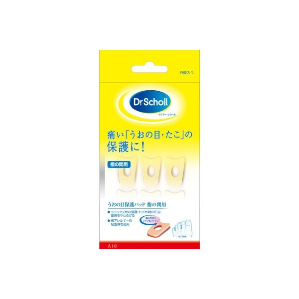 ドクター・ショール うおの目保護パッド 指の間用 4986803003546 9個入×12点セット ショールズウェルネスカンパニー（直送品）