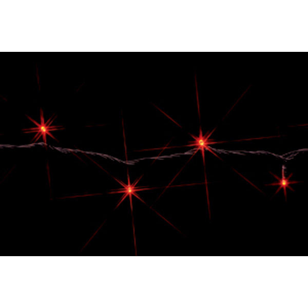 【イルミネーション】 LEDストリング 長さ2.5m 赤・赤 SJ-E05-25RR 1個 ジェフコム（直送品）