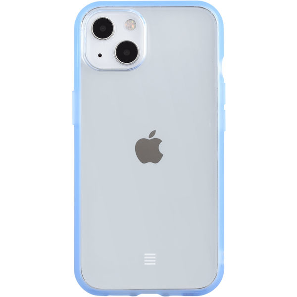 グルマンディーズ IIIIfit Clear iPhone 13 対応ケース　ライトブルー IFT-91LBL 1個（直送品）