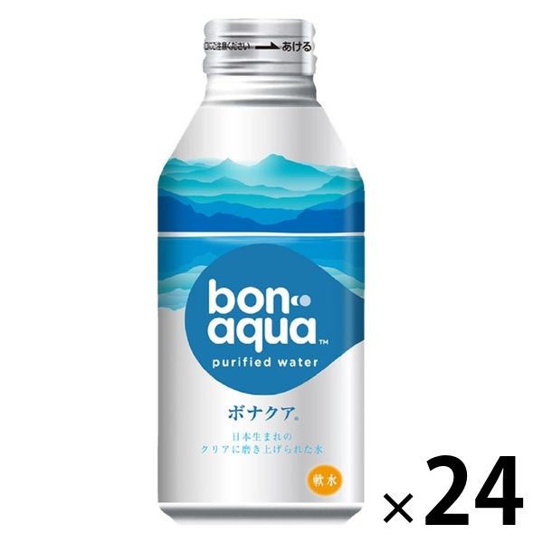 【軟水】ボナクア  400ml ボトル缶 1箱（24缶入）