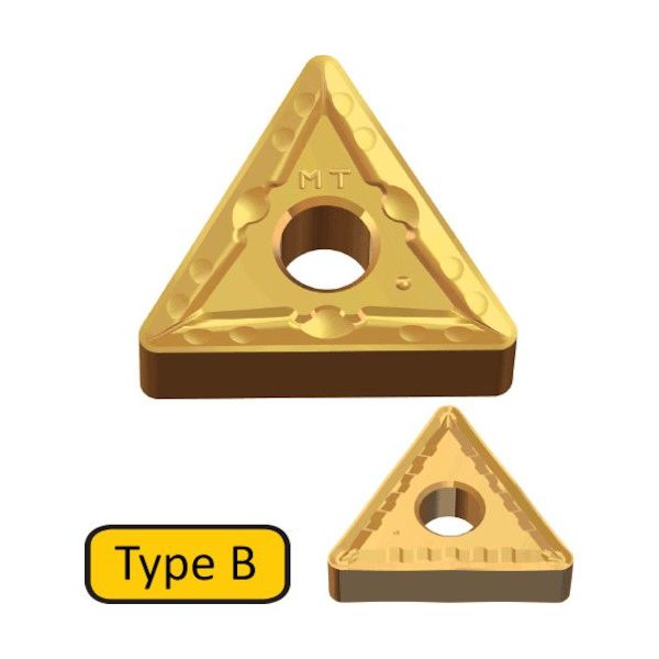 TAEGUTEC 旋削加工用チップ Tーターン CVD TNMG 160408 MT TT7025 1セット(10個)（直送品）