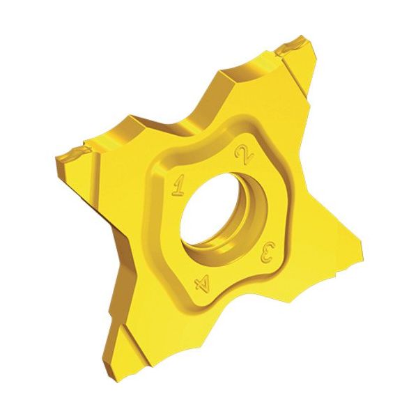 TAEGUTEC クアッドラッシュ サーグリップ溝・浅溝加工用チップ TQJ 27-1.85-0.08-CGTT9080 1セット(5個)（直送品）