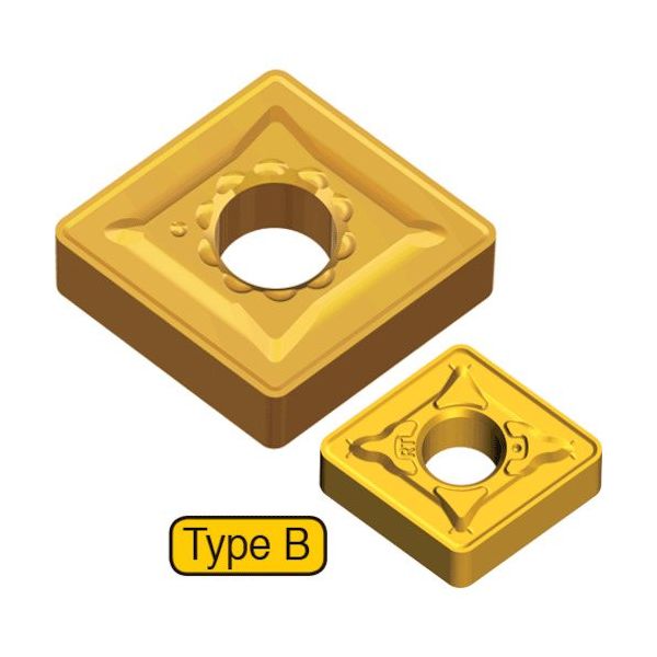 TAEGUTEC 旋削加工用チップ Tーターン CVD CNMG 120408 RT TT7100 1セット(10個)（直送品）