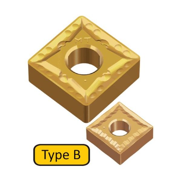 TAEGUTEC 旋削加工用チップ Tーターン CVD SNMG 120408 MT TT7005 1セット(10個)（直送品）