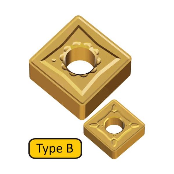 TAEGUTEC 旋削加工用チップ Tーターン PVD SNMG 250924 RT TT5080 1セット(5個)（直送品）