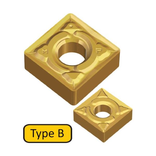 TAEGUTEC 旋削加工用チップ Tーターン CVD SNMG 120408 MP TT8115B 1セット(10個)（直送品）