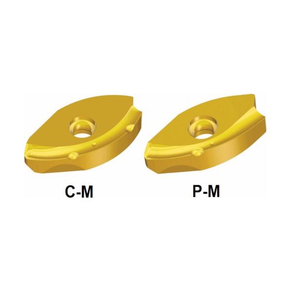 NTKカッティングツールズ TAEGUTEC ミーリング加工用チップ トリオボール 3FB320C-M TT9080 1セット(5個)（直送品）