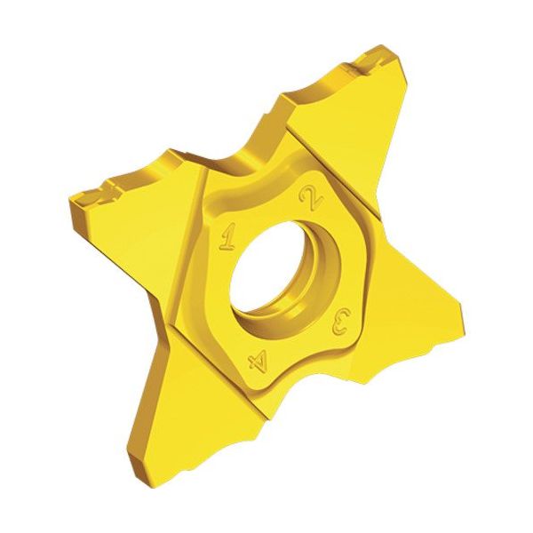 TAEGUTEC クアッドラッシュ 高精度溝入・突切加工用チップ TQC 27-3.98-0.20 TT9080 1セット(5個)（直送品）