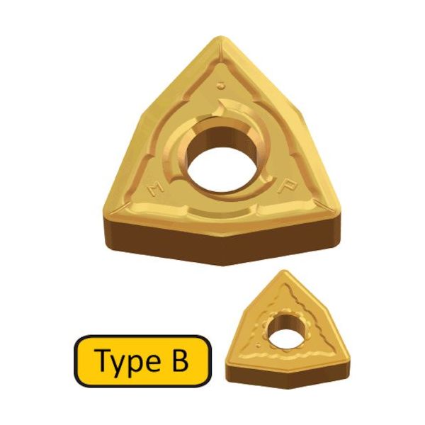 TAEGUTEC 旋削加工用チップ Tーターン CVD WNMG 080412 MP TT9235 1セット(10個)（直送品）