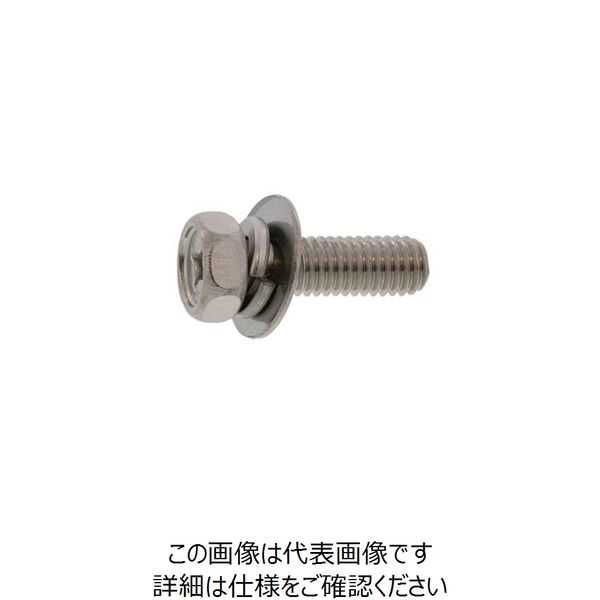 ノンクロ-B 鉄(+)六角アプセット P=3(SW+JIS W組込) 8X80(ゼン 1000010300800800S4 1箱(50個)（直送品）