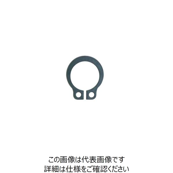 ファスニング J ムデンNI 鉄 C形止め輪(軸用) STW-24 I00000100240000022 1箱(500個)（直送品）