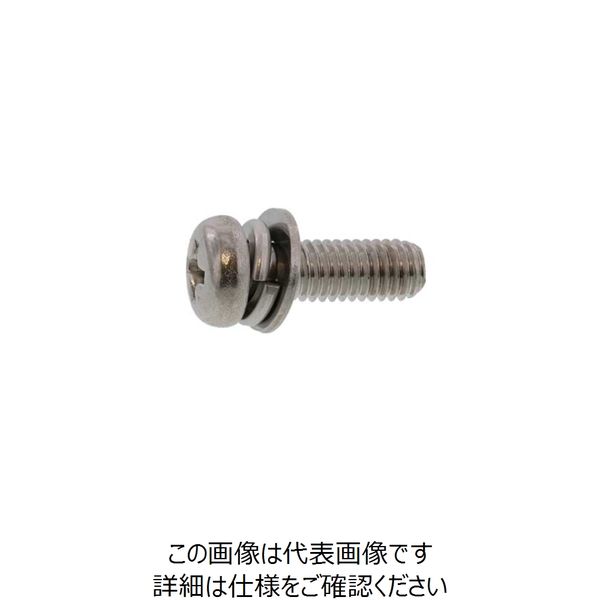 ユニクロ 鉄(+)ナベ I=3(SW+ISO W組込) 2 X 5 100000130020005001 1箱(5000個)（直送品）ファスニング J ユニクロ 鉄（+）ナベ I＝3（SW+ISO W組込） 2