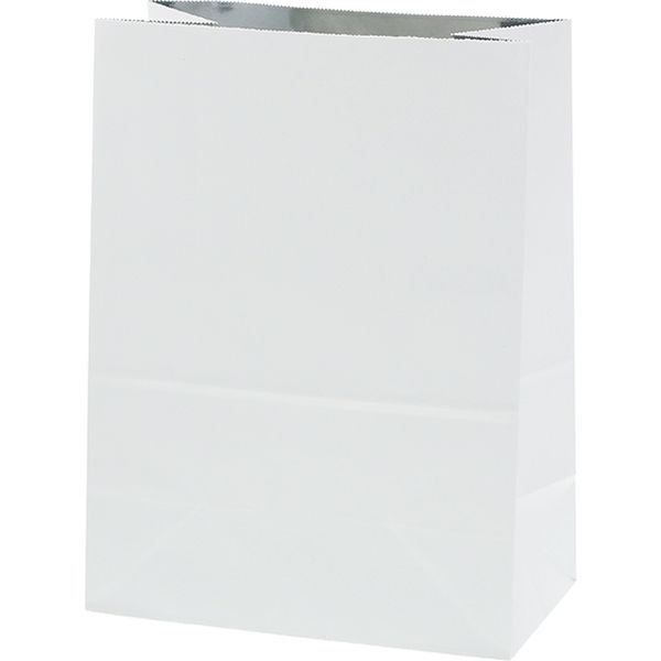 シモジマ 紙製保冷角底袋 M 白 004023200 1セット（200枚：25枚×8袋） 12,830円