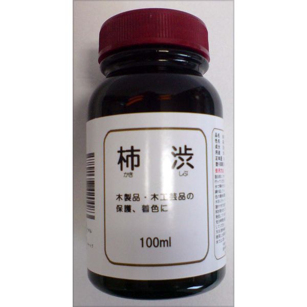 【木材保護】 中部サンデー販売 木部目止と天然着色顔料 柿渋　2本（100mlｘ2）（直送品）