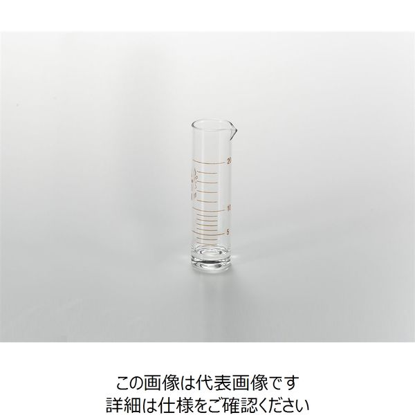 ナリカ 液量計（円筒形）（メートルグラス） 50mL S75-1022-03 1セット（4個）（直送品）