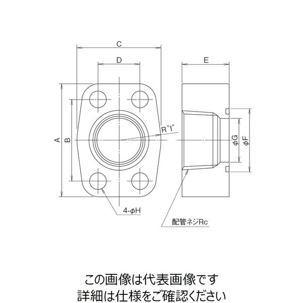 ダイキン工業（DAIKIN） 配管フランジ NF-VR07 1個（直送品）