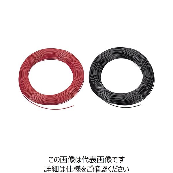 ナリカ ビニールコード 20芯（0.5mm2） 50m 赤 P70-0514-01 1セット（3巻）（直送品）