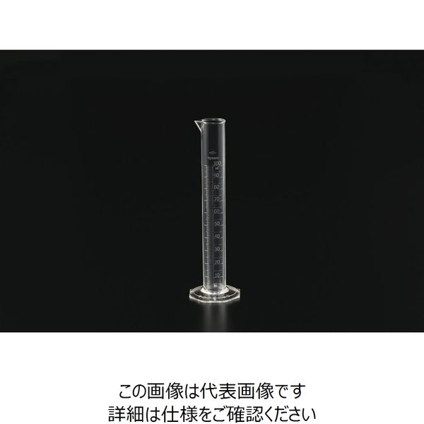 ナリカ メスシリンダー 100mL （ケミカル） S75-2001-04 1セット（10個）（直送品）