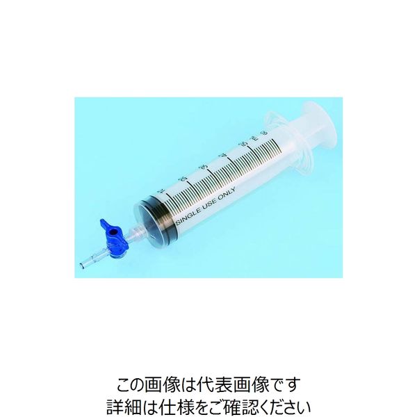 ナリカ 2方コック付注射筒(実験用) 100mL S75-2185-04 1セット(8セット