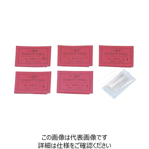 ナリカ こん虫針（100本組）（有頭） 4号 G40-5150-06 1セット（1500本：100本×15セット）（直送品）