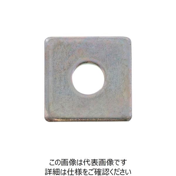 SUNCO ユニクロ角座金（小形）（20.0）M18X52X4.5（25個入） 255-4407（直送品）