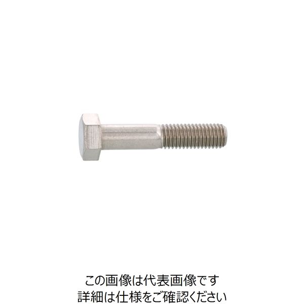 SUNCO ステン 六角ボルト 半ネジ 輸入品 台湾製 8×55 （100本入） 254-3562（直送品）