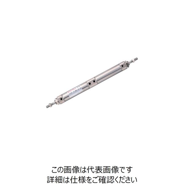 デュアルストロークシリンダΦ10mm複動基本形st10mm+st15mmマグネット・スイッチ付 CS03R-10-NDW-10+15-ZC253B2（直送品）