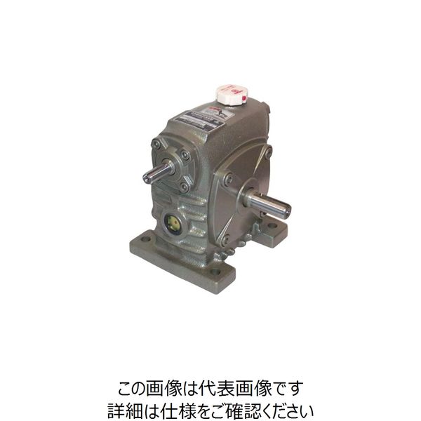 マキシンコー 一段ウォーム減速機 入力容量1.54kW W 80 R 25 1台 827-7862（直送品）