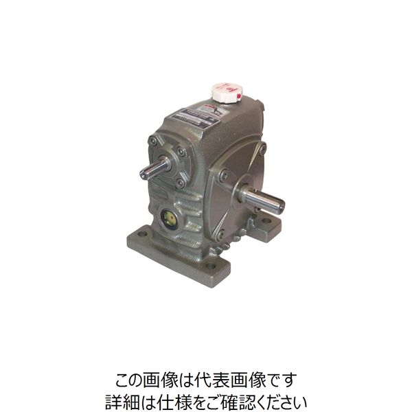 マキシンコー 一段ウォーム減速機 入力容量2.74kW W 80 L 15 1台 827-7859（直送品）