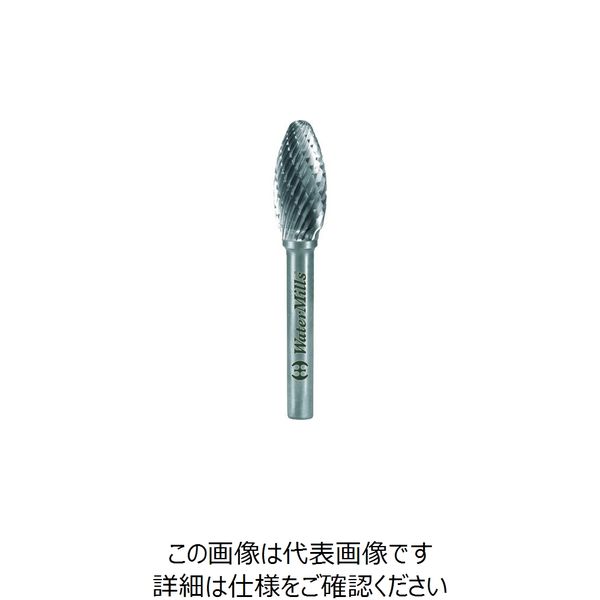 ノガ・ウォーターズ ウォーターミルズ WMノンコート超硬ロータリーバー タイプH φ12x30、6mm軸 WMH6120L3075 1本（直送品）