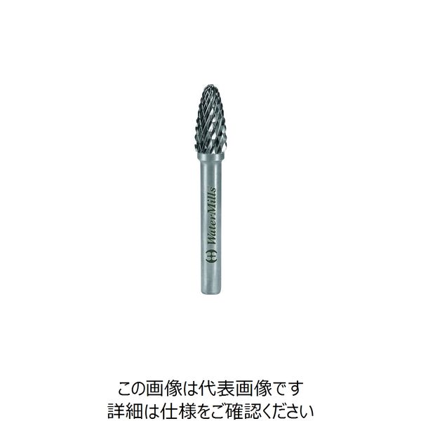 ノガ・ウォーターズ ウォーターミルズ WMノンコート超硬ロータリーバー タイプF φ3x7mm、3mm軸 WMF3030L0737 1本（直送品）