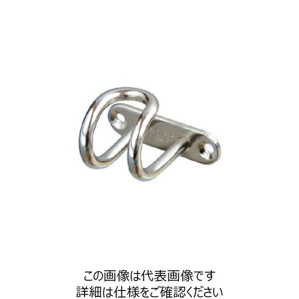 水本機械製作所 水本 ステンレス ワイヤープレートフック 40mm×12mm WPH-4 1個 849-3180（直送品）