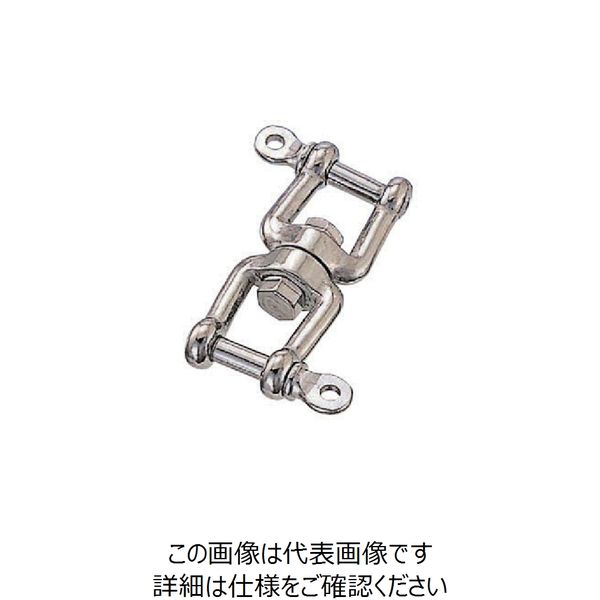 水本機械製作所 水本 ステンレス ダブルシャックル 全長220mm WS-19 1個 849-3206（直送品）