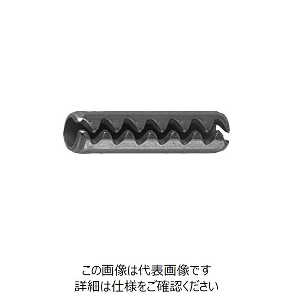 ファスニング J SUS ステンレス スプリングピン（波形・軽荷重用） 4.5X10 G00204100045010000（直送品）