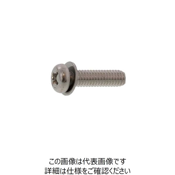 クロメート 鉄(+)ナベ PK=1(JIS小形W組込) 4 X 5 100000070040005002 1箱(1800個)（直送品）