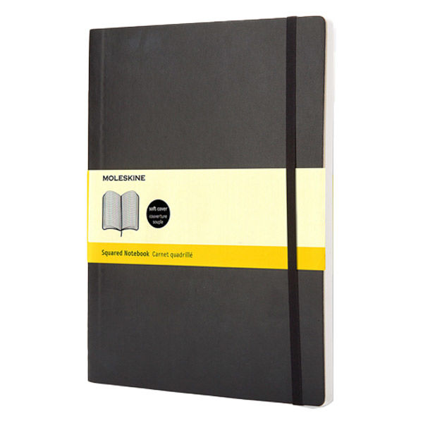 モレスキン クラシックノートブック　ソフト 方眼 XL QP622 黒 1冊