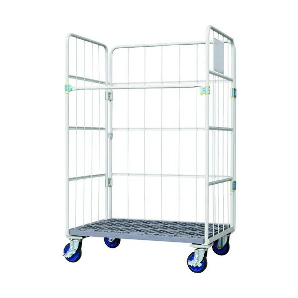 ワコーパレット ワコー 床板プラスチック製カゴ車 875x650x1700 WKP-87565 1台 215-0767（直送品）