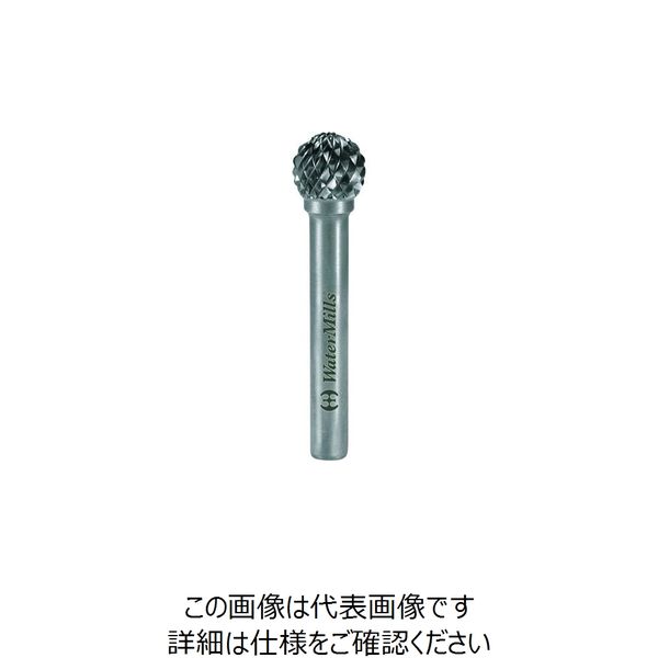 ノガ・ウォーターズ ウォーターミルズ WMノンコート超硬ロータリーバー タイプD φ6x5.4、6mm軸 WMD6060L05445 1本（直送品）