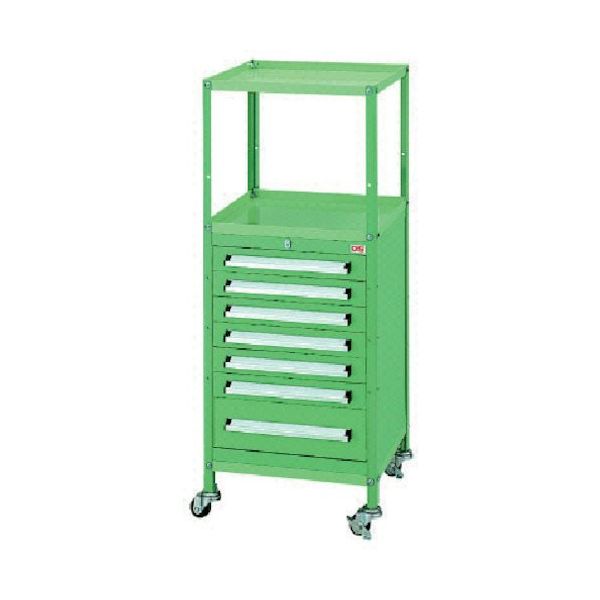 大阪製罐 OS ミゼットワゴン 間口422×奥行411×高さ1053mm WM8H 1台 135-7867（直送品）