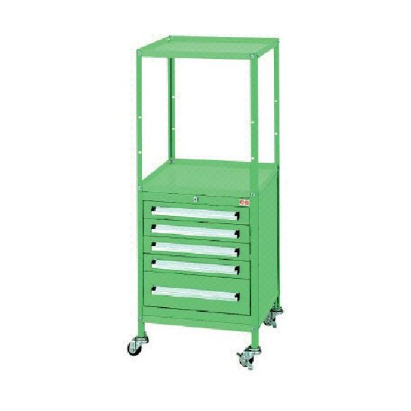 大阪製罐 OS ミゼットワゴン 間口422×奥行411×高さ1053mm WM6H 1台 135-9442（直送品）