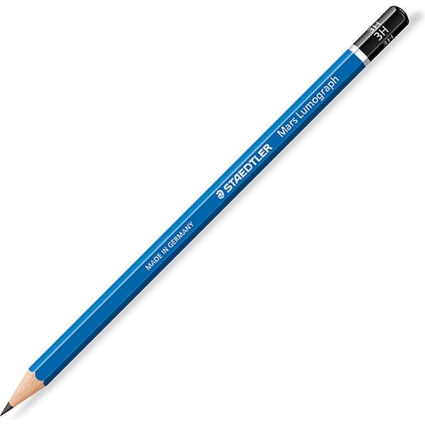 ステッドラー マルス　ルモグラフ　高級鉛筆　３Ｈ 100-3H 12本（直送品）