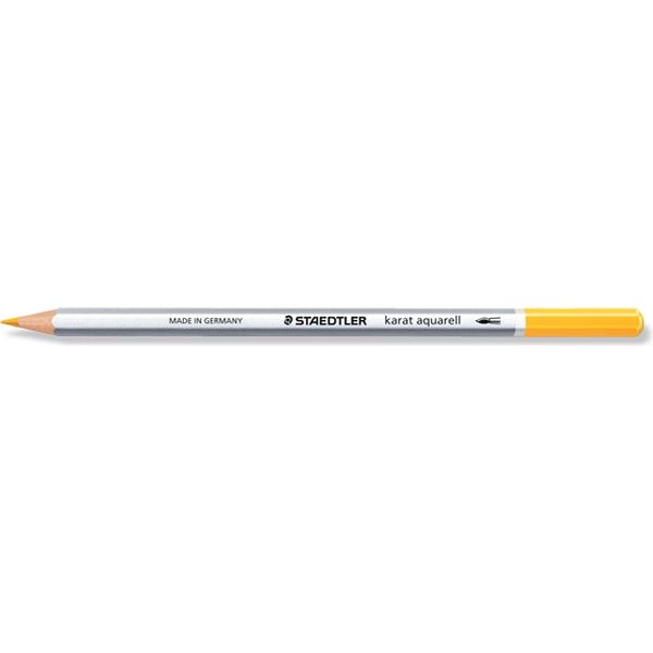 ステッドラー カラト　アクェレル　水彩色鉛筆　ブライトイエロー 125-110 6本（直送品）