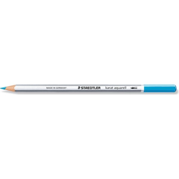 ステッドラー カラト　アクェレル　水彩色鉛筆　シアン 125-37 6本（直送品）